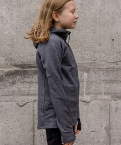 POC Merino Zip Hood Jr